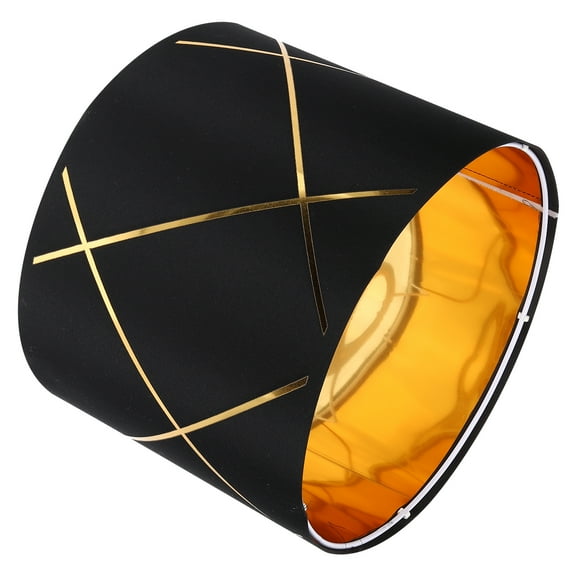 Lampshade Vintage Linen Drum Accessories Metal Fabric