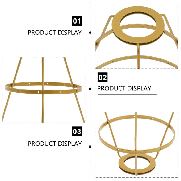 Lampshade frames Lampshade Frame Double Layers Lamp Shade Holder Vintage Lamp Shade Frame Ring