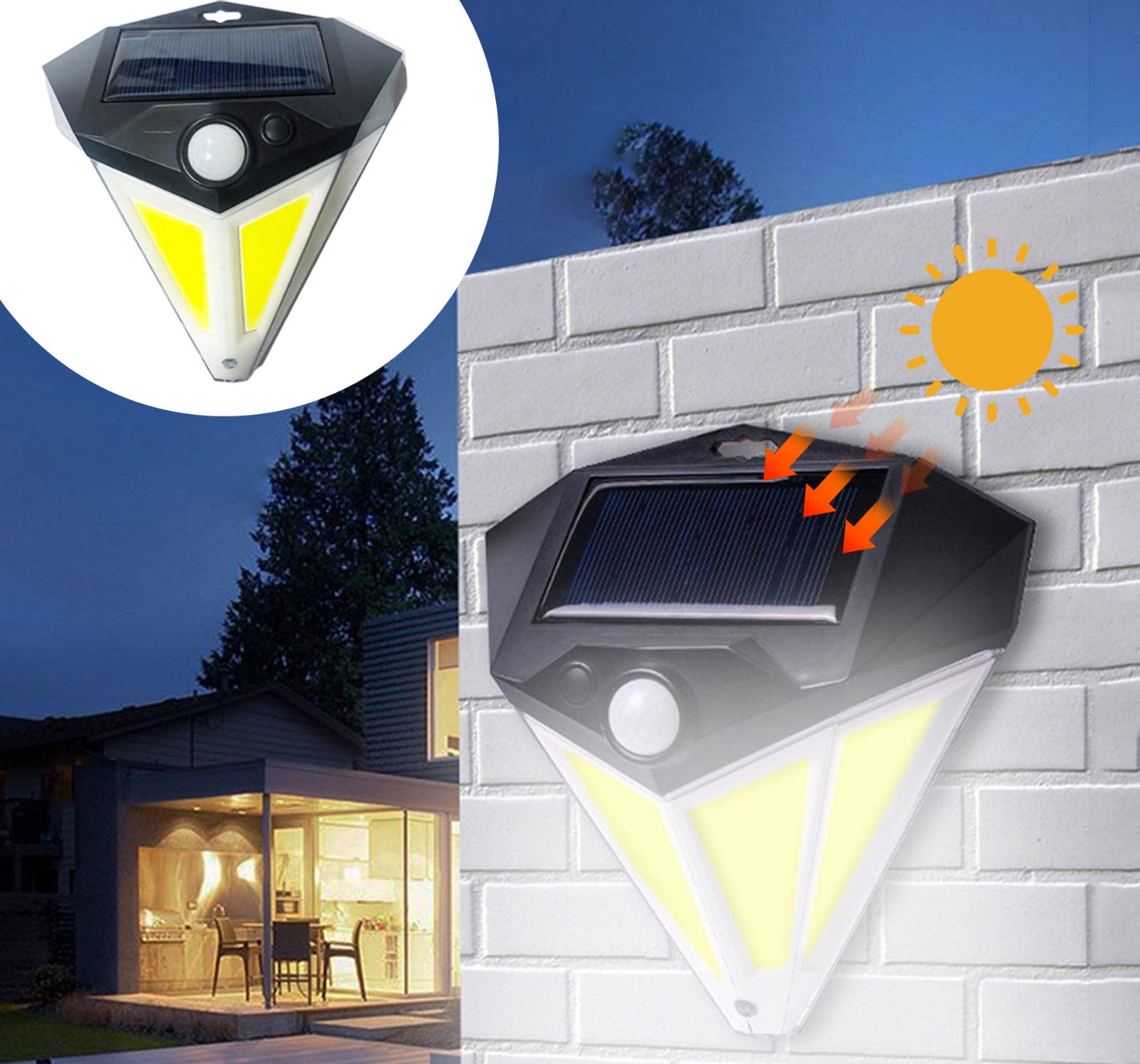 Lampsolar Outdoor Lights Motion Sensor Solar Powered Lights Ip65 3
