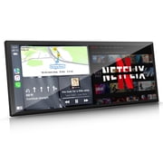 LAMTTO 10.25 Wireless CarPlay & Android Auto Built-in Video Apps, Split Screen, 1920x720P Touchscreen, Backup Camera, Dual WiFi, Bluetooth 5.0, FM/AUX, OTA