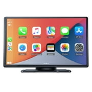 Lamtto Carplay Screen for Car,9-inch Portable Car Stereo Touchscreen with Apple CarPlay and Android Auto with Voice Control,GPS Navigation for All Vehicles