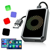 TOGUARD Wireless CarPlay AI Box Lite for Factory Wired Carplay Adapter Cars - Supports Netf11x and Y0uT0be and T1kT0k, Easy to Setup 3 in 1, Dual WiFi Bluetooth