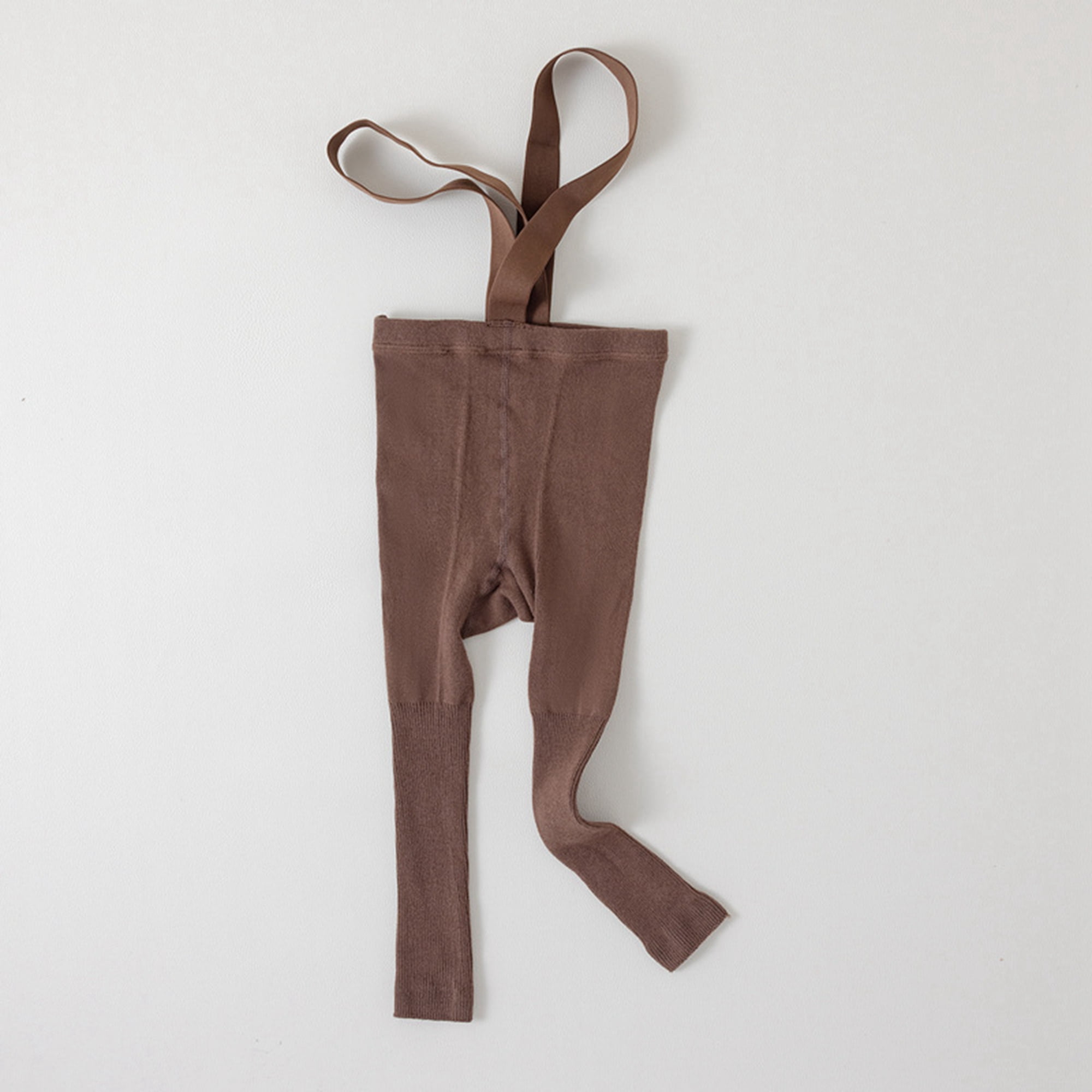 Lamuusaa Baby Girl Tights Cute Footless Pantyhose with Suspenders