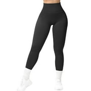 Lamuusaa Womens Bootcut Yoga Pants Leggings High Waisted Tummy Control Yoga Flare Pants