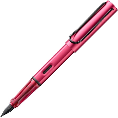 Lamy L0D9FYM Al-Star Fiery Red Aluminium Fountain Pen, Medium Nib