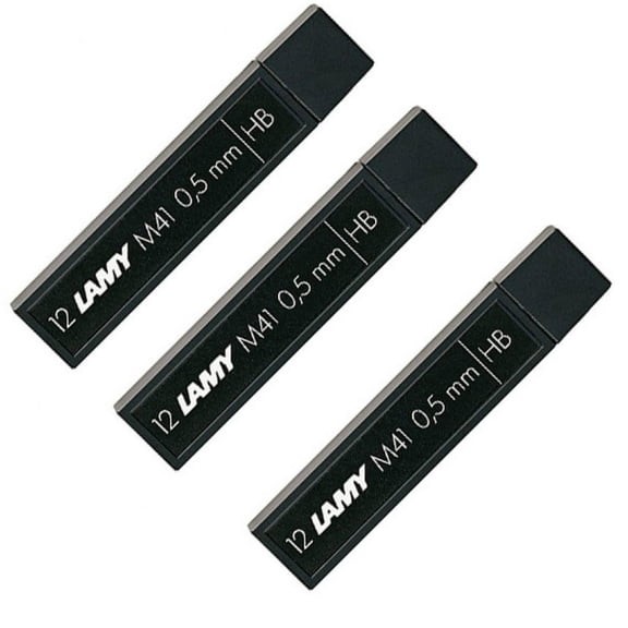 Lamy M41 0.5mm Mechanical Pencil Lead Replacement Refills (3 Packs Of 12 )