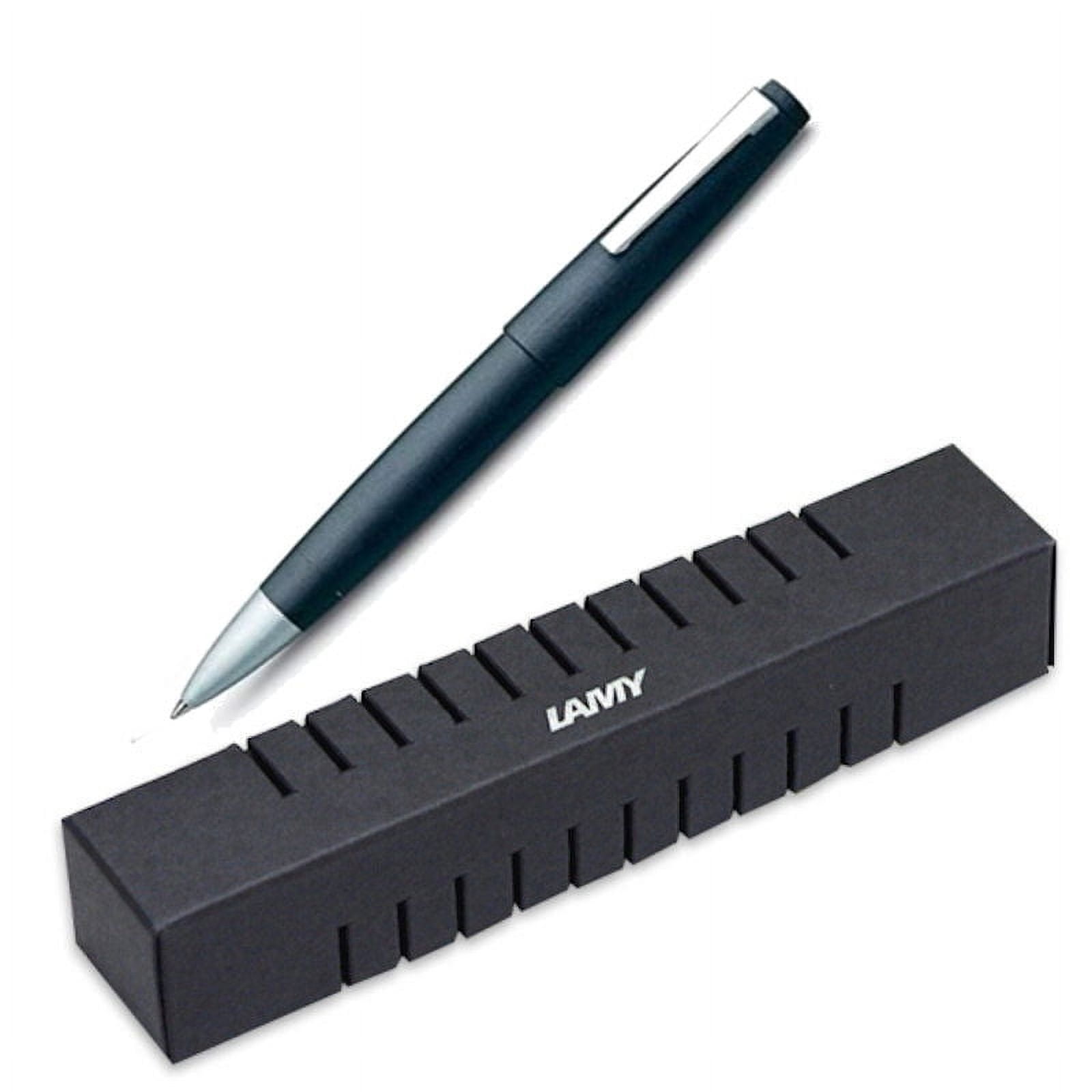 Lamy Rollerball 2000 Pen Fiberglass with Metal Clip Black L301 In Lamy Gift Box