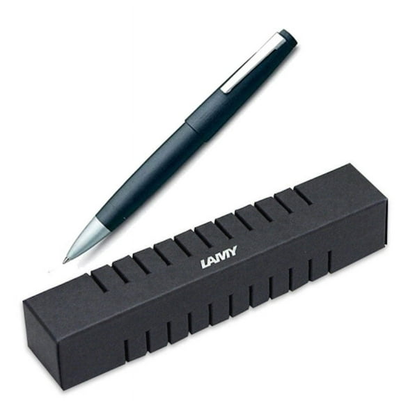 Lamy Rollerball 2000 Pen Fiberglass with Metal Clip Black L301 In Lamy Gift Box
