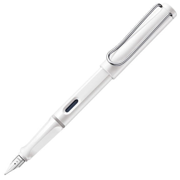 LAMY safari Fountain Pen - F Nib - White