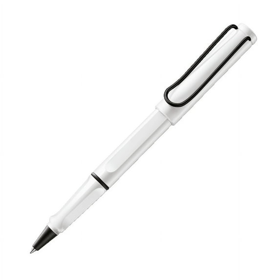 Lamy Safari White & Black Rollerball Pen