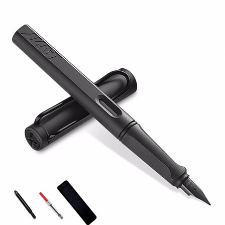LamySafari Charcoal Classic Fountain Pen Fine Point Nib With T10 Black Cartridge ,Z28 cartridge converte