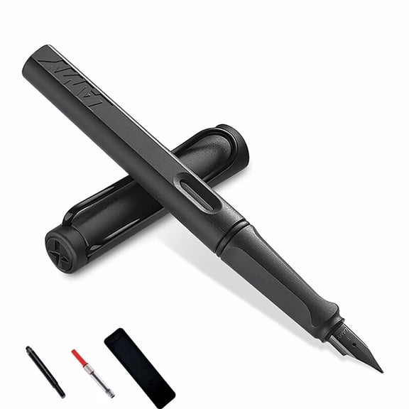 LamySafari Charcoal Classic Fountain Pen Fine Point Nib With T10 Black Cartridge ,Z28 cartridge converte