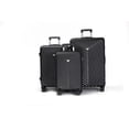 thumbnail image 1 of Lan ABS Hard shell Lightweight 360 Dual Spinning Wheels Combo Lock 28" 24", 20" 3 Piece Luggage Set, 1 of 4