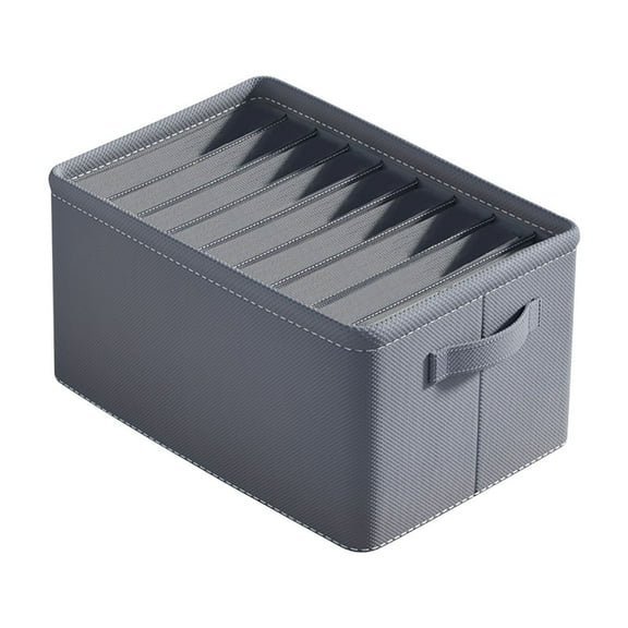 LanChuBo Multi-Compartment Storage Boxes, Compartment Storage Box for Board Trousers, Sweaters, Shirts, Household Dormitory Storage Boxes, Stackable