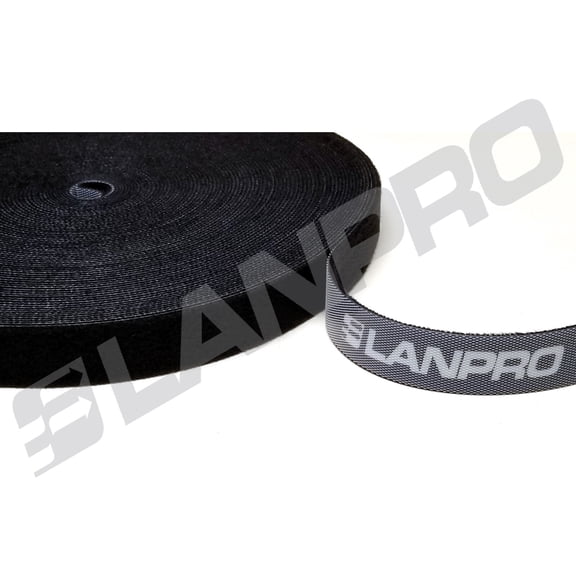 LanPro Nylon hook and loop fastener Strap 3/4"x80' 2 spools deal industrial grad