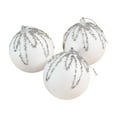 thumbnail image 1 of LanSuare 3Pcs Christmas Tree Ornaments Balls, Multicolor Glittering Xmas Balls Decoration, Shatterproof Xmas Bulbs Decorations for Christmas Tree, Glittering Hanging Ball for Party Event, 1 of 6