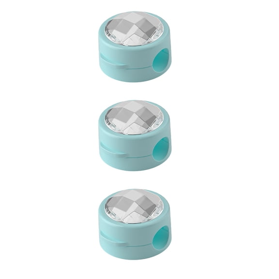 LanSuare 3Pcs Magnetic Cable Clips Cord Holder, Under Desk Cable Management, Adhesive Wire Holder Keeper Organizer for Home, Office, Desk, Car, Wall