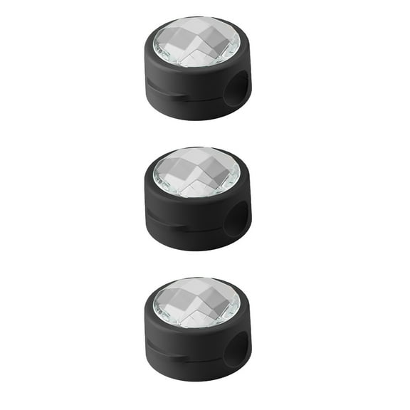 LanSuare 3Pcs Magnetic Cable Clips Cord Holder, Under Desk Cable Management, Adhesive Wire Holder Keeper Organizer for Home, Office, Desk, Car, Wall