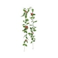 thumbnail image 1 of LanSuare 5.7FT Red Berry Christmas Artificial Garlands, Xmas Berry Holly Leaves Garland, Winter Snowy Hanging Garlands with Red Berries for Wedding, Party, Home Decoration, 1 of 7