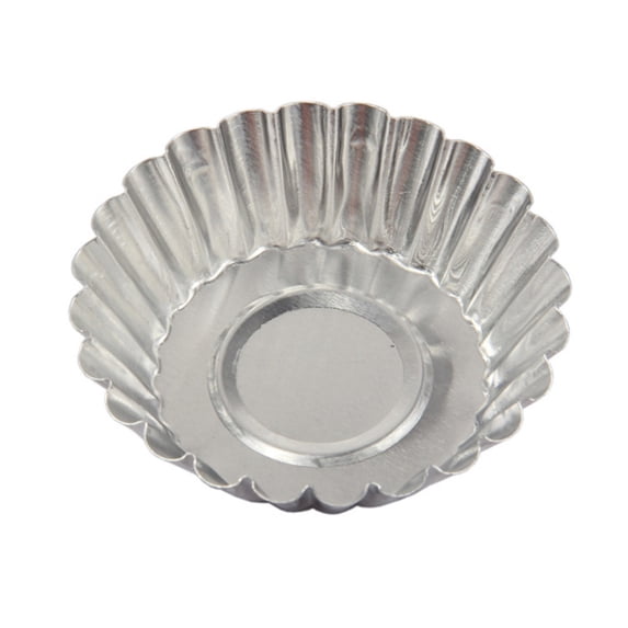 LanSuare 50Pcs Aluminum Foil Cupcake Cups, Disposable Muffin Baking Cupcake Liners, Reusable and Non-Stick, for Home Baking and Party Makers