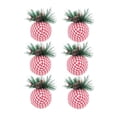 thumbnail image 1 of LanSuare 6Pcs Christmas Plaid Ball Ornaments,3.14Inch Multicolour Buffalo Plaid Fabric Ball Ornaments with Pine Cones and Berries, for Christmas Tree, Festive Decor, 1 of 6