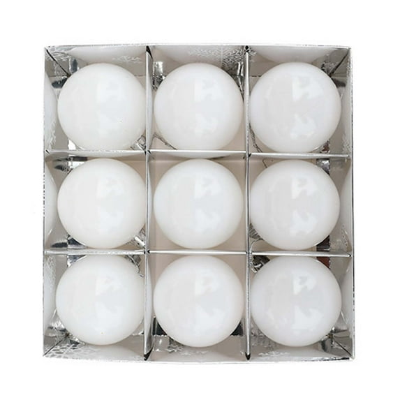 LanSuare 9Pcs Christmas Balls Ornaments, 2.36Inch Smooth Multicolour Glittering Hanging Balls, Shatterproof Ornaments for Xmas Tree, Party Decoration