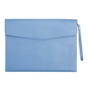 LanSuare A4 Waterproof File Folder, Leather Envelope Document Folder, Bag Pouch Holder, Ideal for Office, Business, Important Papers Protection