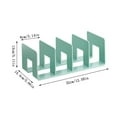thumbnail image 1 of LanSuare Acrylic Book Clip Stand, Adjustable Reading Rack for Desk, Office/Study Book Storage Artifact, 1 of 5
