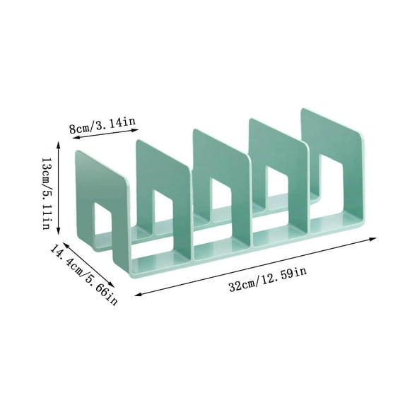 LanSuare Acrylic Book Clip Stand, Adjustable Reading Rack for Desk, Office/Study Book Storage Artifact