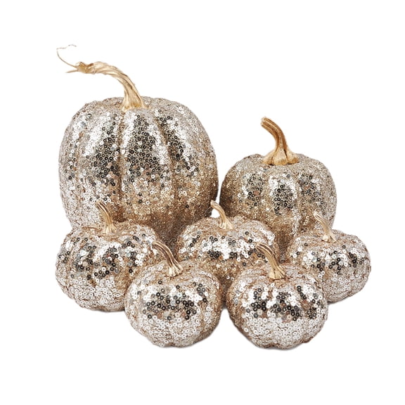 LanSuare Artificial Mini Fake Pumpkins Ornaments, Halloween Thanksgiving Decor, Festive Mood Display, Suitable Thanksgiving, Halloween, Home Fall Porch, Table Decor