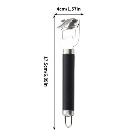 LanSuare Bottle Opener, Kitchen Stainless Steel Multi-function Bottle Opener, Rust Proof for Home/Parties, Practical Drink Accessory, Compact Design