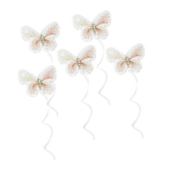LanSuare Butterflys Cakes Topper,Cakes Decorating Insert for Girls Women's Party Decorations