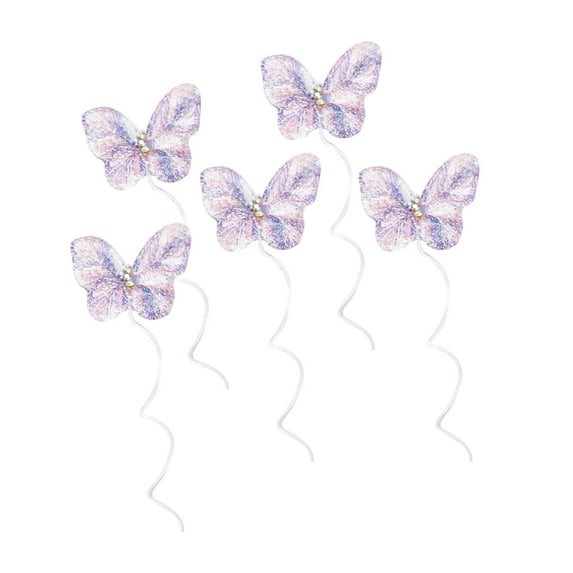 LanSuare Butterflys Cakes Topper,Cakes Decorating Insert for Girls Women's Party Decorations
