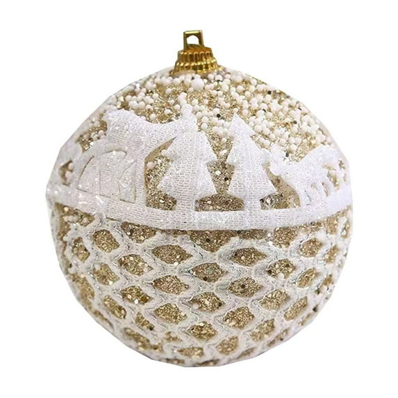 LanSuare Christmas Balls Ornaments for Xmas Tree, Special-Shaped Shatterproof Decorations, Multicolor Xmas Hanging Ball Ornaments for Holiday Party Decoration