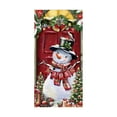 thumbnail image 1 of LanSuare Christmas Decorations Christmas Door Cover, Snowman Xmas Background Banner, Door Hanging Covers Photo Booth Props for Winter Party Decorations, 35x71Inch, 1 of 8