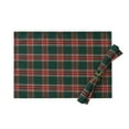 thumbnail image 1 of LanSuare Christmas Dinner Paper Placemats, 16x87Inch Buffalo Plaid Disposable Paper Placemats Green and Red Table Mats for Xmas Dinner , Kitchen Party Supplies, 1 of 6