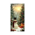 thumbnail image 1 of LanSuare Christmas Door Cover Decoration, Snowman Winter Scene Xmas Background Banner Door Covers, Christmas Photo Booth Props for Winter Party Decorations, 35x71Inch, 1 of 6