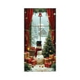 thumbnail image 1 of LanSuare Christmas Door Cover Decoration, Snowman Winter Scene Xmas Background Banner Door Covers, Christmas Photo Booth Props for Winter Party Decorations, 35x71Inch, 1 of 5