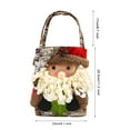 thumbnail image 1 of LanSuare Christmas Gift Doll Bags with Handles, Santa Claus Doll Gift Reusable Non-Woven Fabric Xmas Eve Candy Storage Bags, Suitable for Xmas Festival Birthday Party Favor, 11"x9", 1 of 5