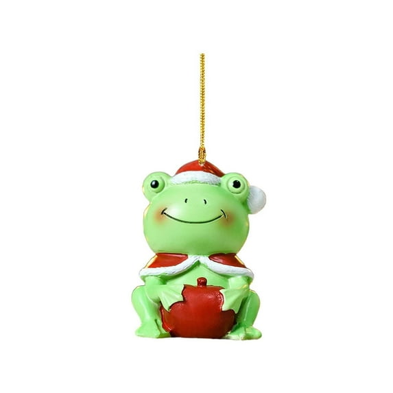 LanSuare Christmas Hanging Ornament, Acrylic Mini Cute Character Pendant, Suitable for Xmas Tree, Holiday Party, Indoor Outdoor Hanging Decoration