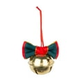 thumbnail image 1 of LanSuare Christmas Jingle Bells Ornaments, Gold Bells with Red Bow and Berry Tree Hanging Ornament, Xmas Ornament Ringbell for Christmas Tree Pendant, Holiday Decoration, 1 of 6