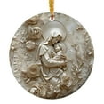 thumbnail image 1 of LanSuare Christmas Nativity Scene Ornaments, 3.14Inch Religious Nativity of Jesus Pendant, Suitable for Courtyard, Lawn, Patio, Window, Christmas Tree, Outdoor Hanging Decoration, 1 of 6