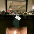 thumbnail image 1 of LanSuare Christmas Stockings Knit, 7.9Inch Initial Xmas Stockings, A-Z Dark Green Christmas Stocking with Letter Hanging Stockings for Family Christmas Decoration(P), 1 of 4