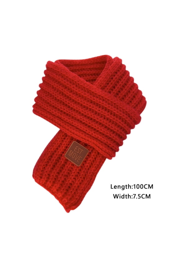 9 Colors Kids Scarf Boys Girls Baby Winter Warm Scarf Knit Shawl Scarf Children Neck Collar Keep Warm Accessories