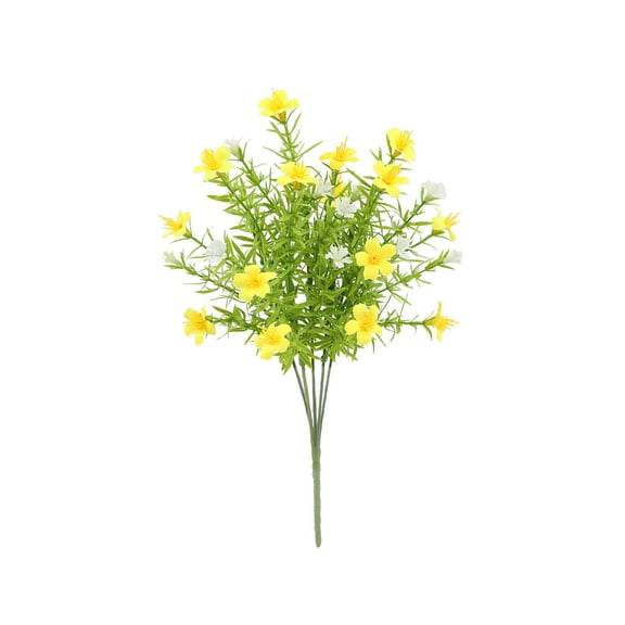 LanSuare Artificial Chrysanthemums Flowers Green Fake Silk Floral Bouquet for Home Wedding Table Vase Centerpiece Garden Party Decorations