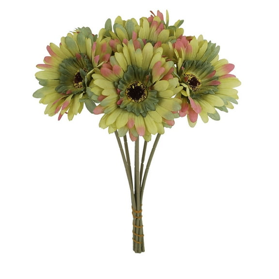 LanSuare Artificial Chrysanthemums Flowers Multicolour Fake Silk Floral Bouquet for Home Wedding Table Vase Centerpiece Garden Party Decorations