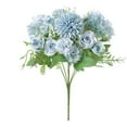 thumbnail image 1 of LanSuare Artificial Roses Flowers Silk Bouquet for Home Office Parties Table Centerpieces Bridal Wedding Decoration, 1 of 3