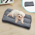 thumbnail image 1 of LanSuare Dog Crate Pad,Washable Dog Bed Mat Reversible,Soft Fluffy Pet Kennel Beds Dog Sleeping Mattress for Large Medium Small Dogs, 1 of 7