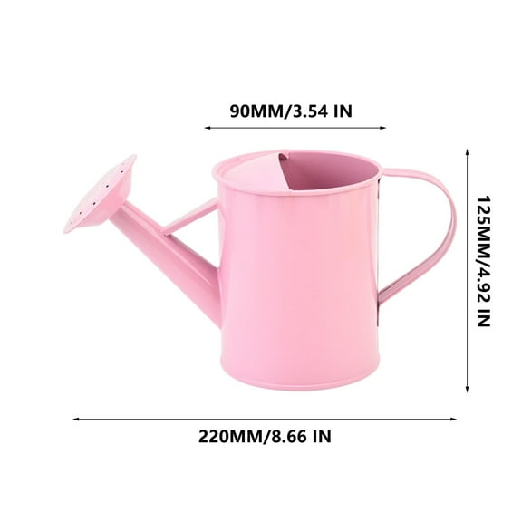 LanSuare Metal Watering Can 600ML,Iron Art for Kids, Outdoor Plants Home Office Small Portable Indoor Watering Equipment