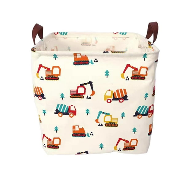 LanSuare Collapsible Laundry Storage Basket, Waterproof Foldable Bin for Toys, Sundries, Dirty Clothes, Cabinet/Bedroom Organizer